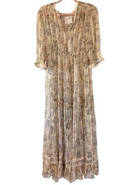 saffron mini dress Saffron Fallon Applique Floral Mini Dress